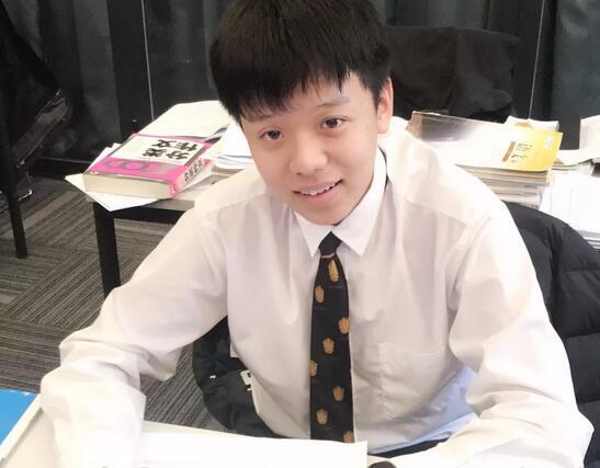 黑利伯瑞閃耀之星甄梓陽(yáng)同學(xué)