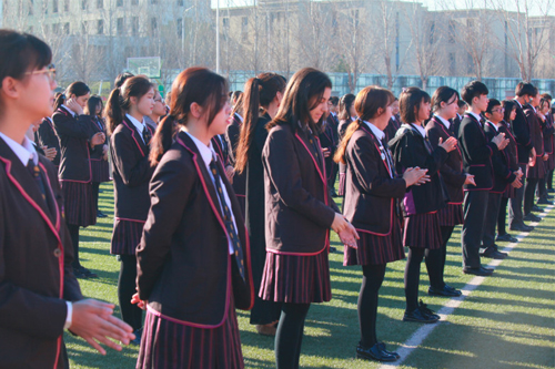 黑利伯瑞【升旗儀式】強(qiáng)化安全意識(shí) 共創(chuàng)平安校園