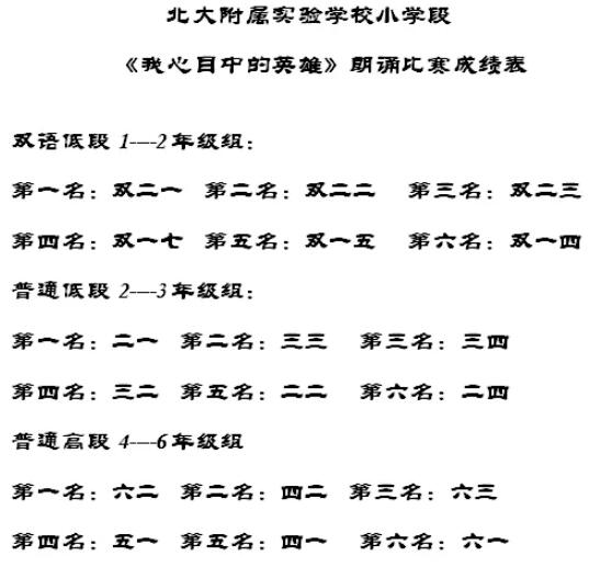 北大附屬實驗學校