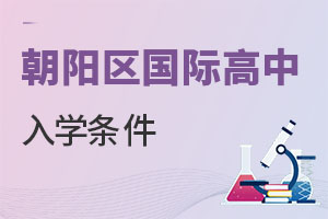北京朝陽區(qū)國際高中入學(xué)條件
