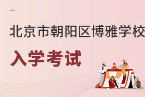 北京市朝陽區(qū)博雅學校入學考試