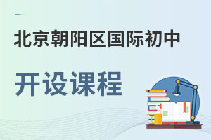 北京朝陽區(qū)國際初中開設(shè)課程