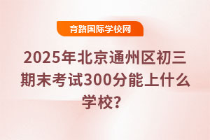 2025걱ͨ݅^(q)ĩԇ300ʲôW(xu)У