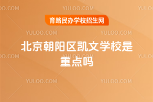 北京朝陽區(qū)凱文學校是重點嗎