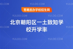 北京朝陽區(qū)一土致知學校升學率