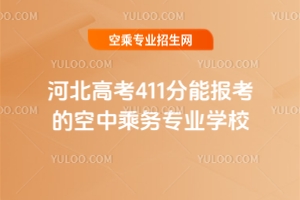2025年河北高考411分能報(bào)考的空中乘務(wù)專業(yè)學(xué)校有哪些？