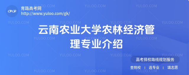 云南農(nóng)業(yè)大學(xué)農(nóng)林經(jīng)濟(jì)管理專業(yè)介紹