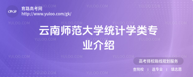 云南師范大學(xué)統(tǒng)計學(xué)類專業(yè)介紹