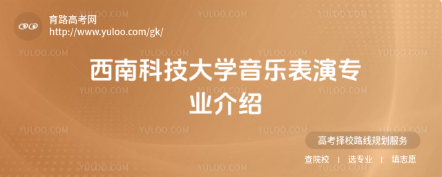 西南科技大學音樂表演專業(yè)介紹