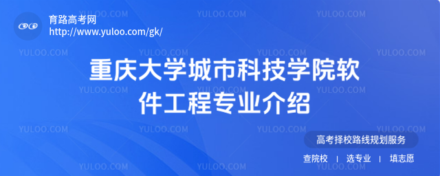 重慶大學(xué)城市科技學(xué)院軟件工程專業(yè)介紹