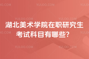 湖北美術(shù)學(xué)院在職研究生考試科目有哪些？入學(xué)幾乎零門檻，放心報(bào)考！