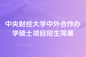中央財(cái)經(jīng)大學(xué)中外合作辦學(xué)碩士項(xiàng)目招生簡(jiǎn)章，周末班不耽誤工作！職場(chǎng)人提升必看！